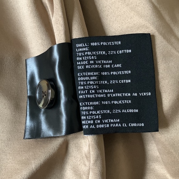 NWT ORIGINAL LONDON FOG MAXI Classic Very Long TRENCH w/hood and bib vest - Picture 9 of 12